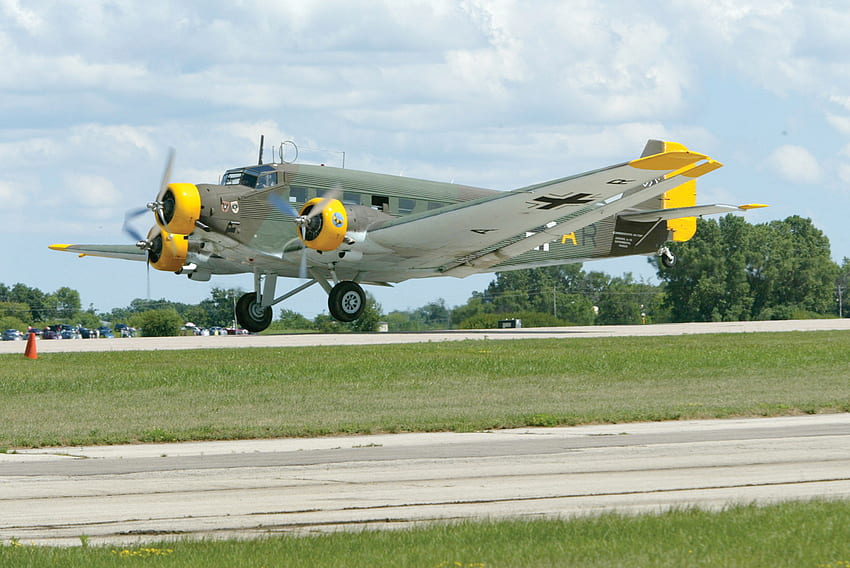 Junkers JU52, seconda guerra mondiale, germania, trasporti, luftwaffe, guerra Sfondo HD