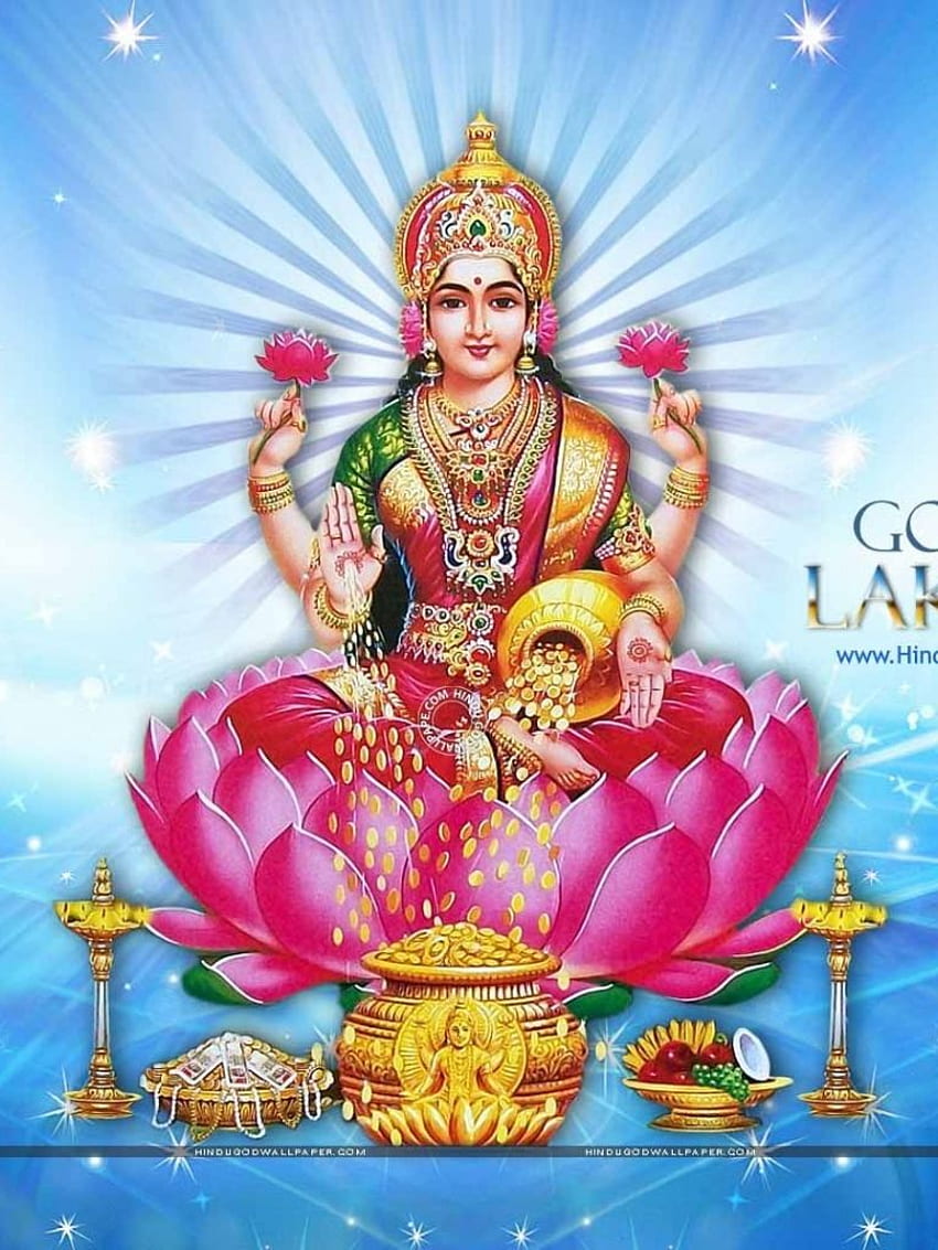 God Lakshmi Full In - -, Lord Lakshmi Devi HD phone wallpaper