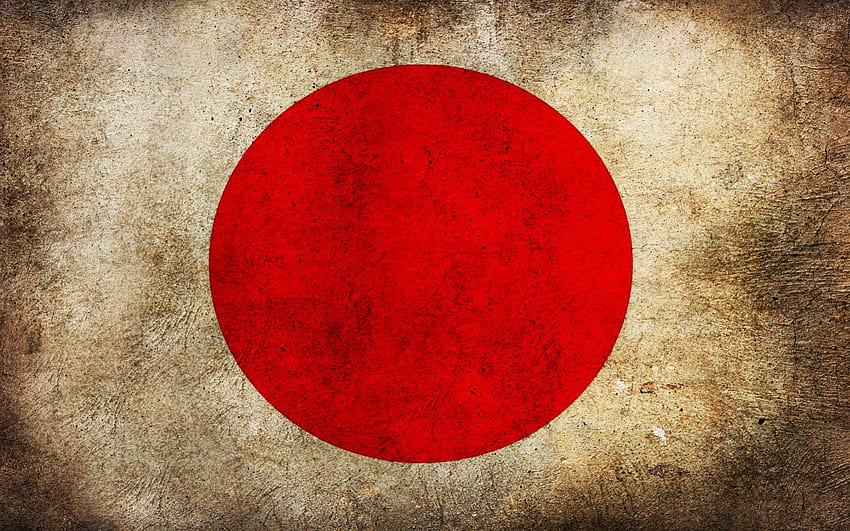 Bandeira do Japão, branco, Japão, vermelho, bandeira papel de parede HD