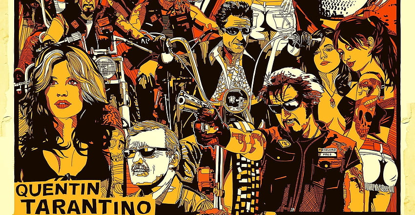 Download Quentin Tarantino American Film Pulp Fiction Wallpaper | Wallpapers .com