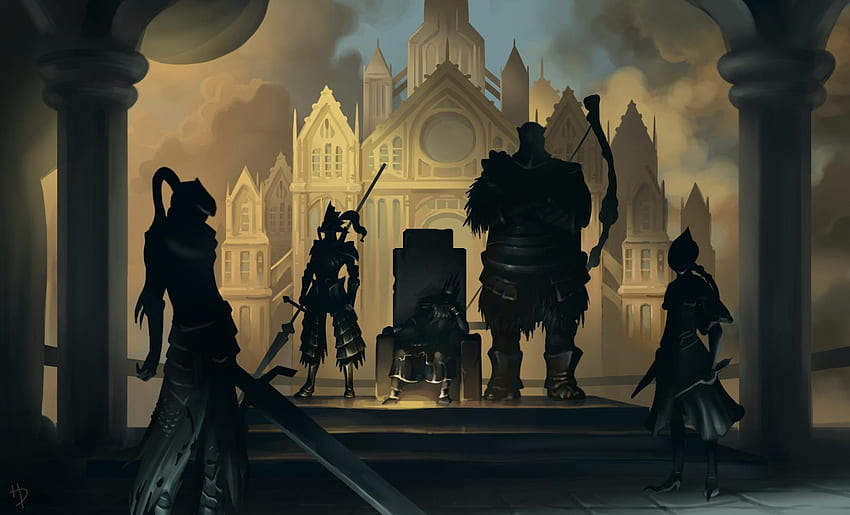 Dark Souls Anor Londo Art - HD wallpaper