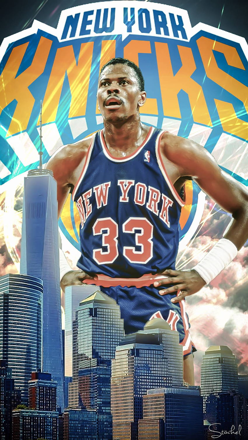Ny Knicks Atau A9zxu36 New York Knicks Patrick Ewing Tip wallpaper ponsel HD