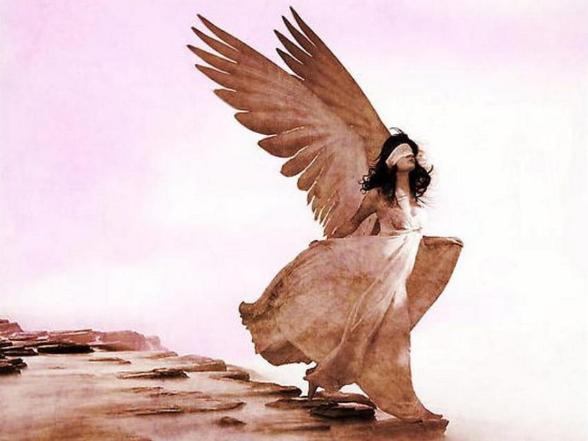 天使、女の子、ファンタジー 高画質の壁紙