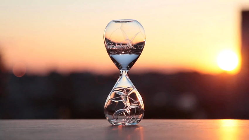 Hourglass . Time . Clock HD wallpaper