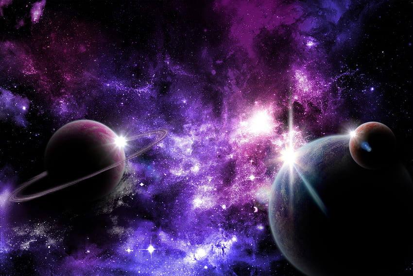 Universum, Glanz, Licht, Brillanz, Raum HD-Hintergrundbild