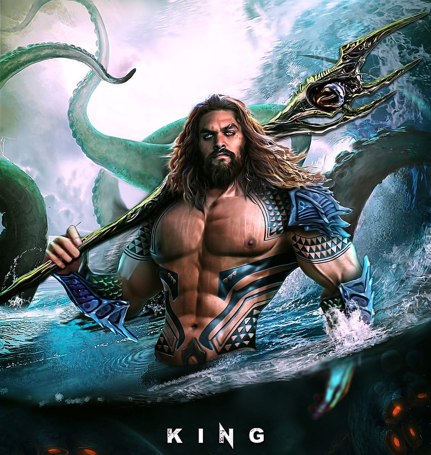 Aquaman, artwork, king of Atlantic HD phone wallpaper