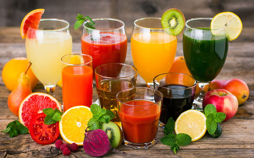 Fruit Juice, Glass Fruit HD wallpaper