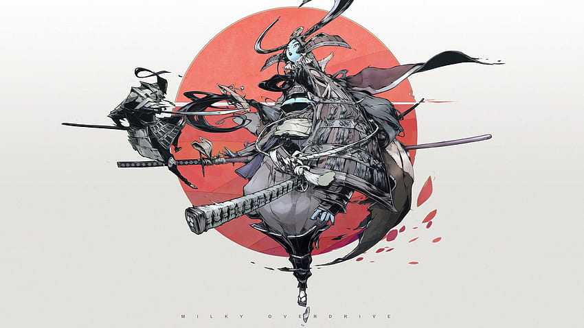 ：日本、武士、刀、シンプルな背景、鎧 - Best of for Andriod, Japanese Simple 高画質の壁紙