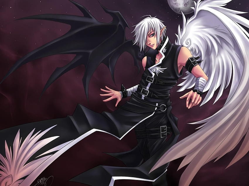 Demon And Angel Anime Wallpapers - Wallpaper Cave
