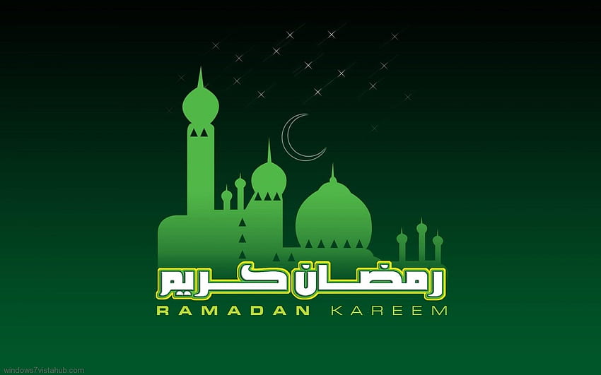 Игри : 3D Islamic - онлайн, Islamic Green HD тапет