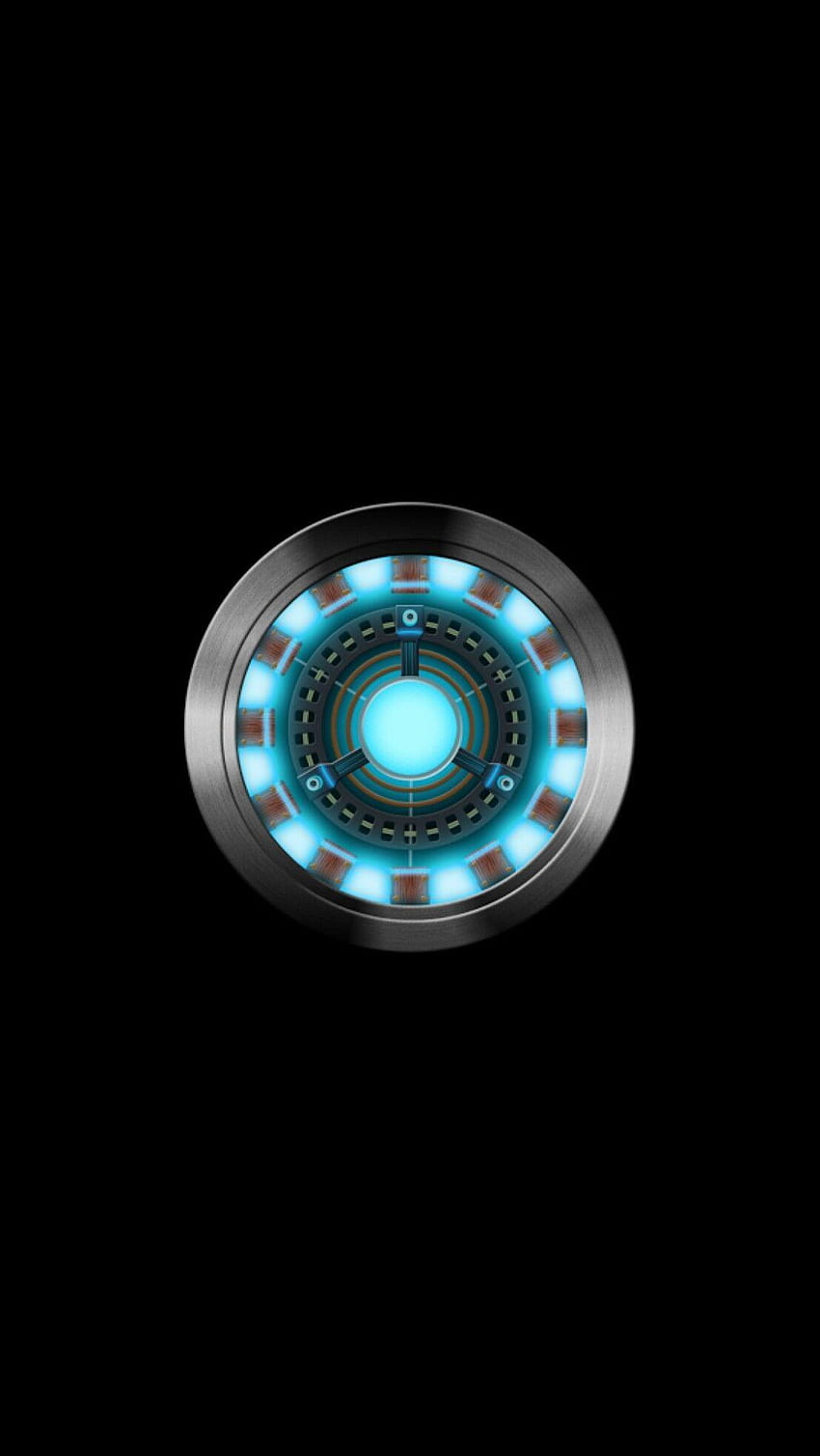 Iron Man Lichtbogenreaktor Amoled HD-Handy-Hintergrundbild