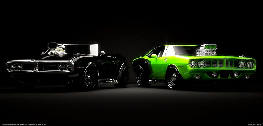 Old Muscle Cars Cool HD wallpaper