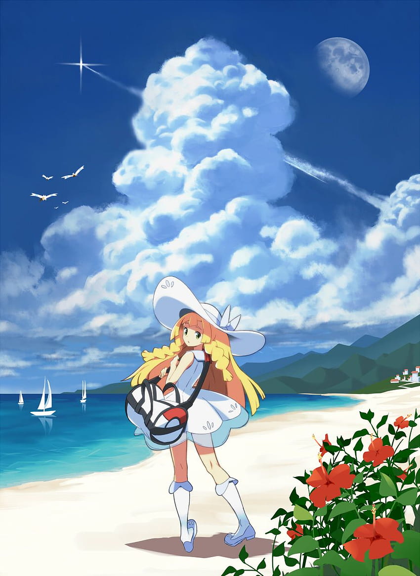 Lillie (Pokémon) - Pokémon Sun & Moon - Mobile - Zerochan Anime Board, Sun and Moon 포켓몬 애니메이션 HD 전화 배경 화면