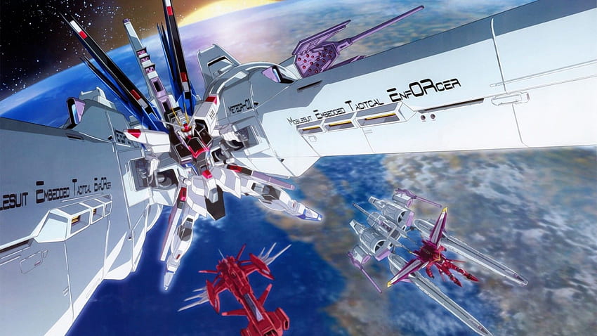 Gundam Seed Theme para Windows 10. 8, Strike dom Gundam papel de parede HD