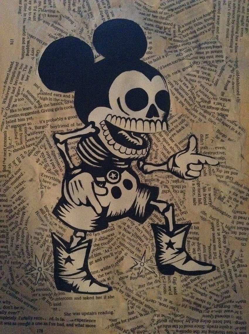 Dope Mickey Mouse Gangster Drawings, Mickey Mouse Dope Hands HD phone wallpaper