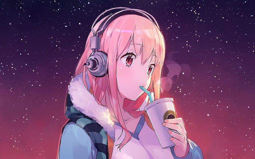 Cool Anime Girl With Headphones - Anime Top HD wallpaper | Pxfuel