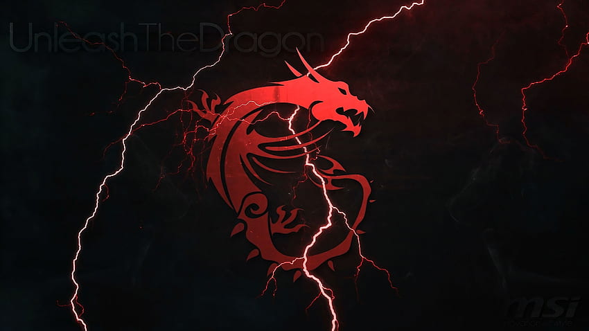 Res: , MSI Dragon Logo Lightning . Gaming , Dark , Discord Gaming HD wallpaper