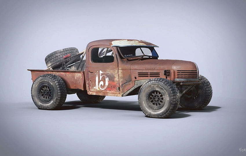 Araba, Ödül Sıçan, 1941 Dodge Kamyonet - Sıçan Çubuğu Ödül Kamyonu - HD duvar kağıdı