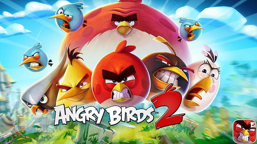 Background New Angry Birds 2 Game Poster, Angry Superman HD wallpaper