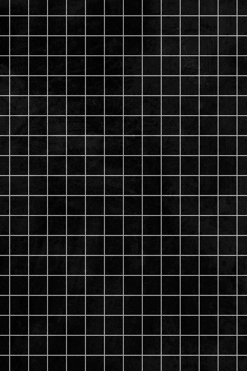 illustrazione premium del motivo della linea della griglia grigia su nero di marin nel 2021. Nero carino, con motivo bianco, nero Sfondo del telefono HD