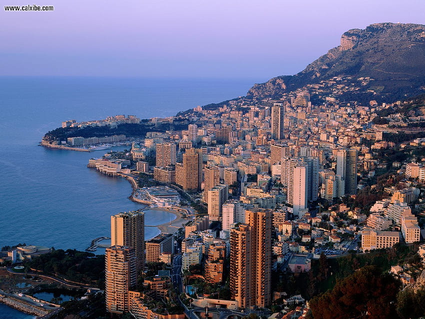 Buildings & City: Twilight Over Monte Carlo Monaco, Monte Carlo France HD wallpaper