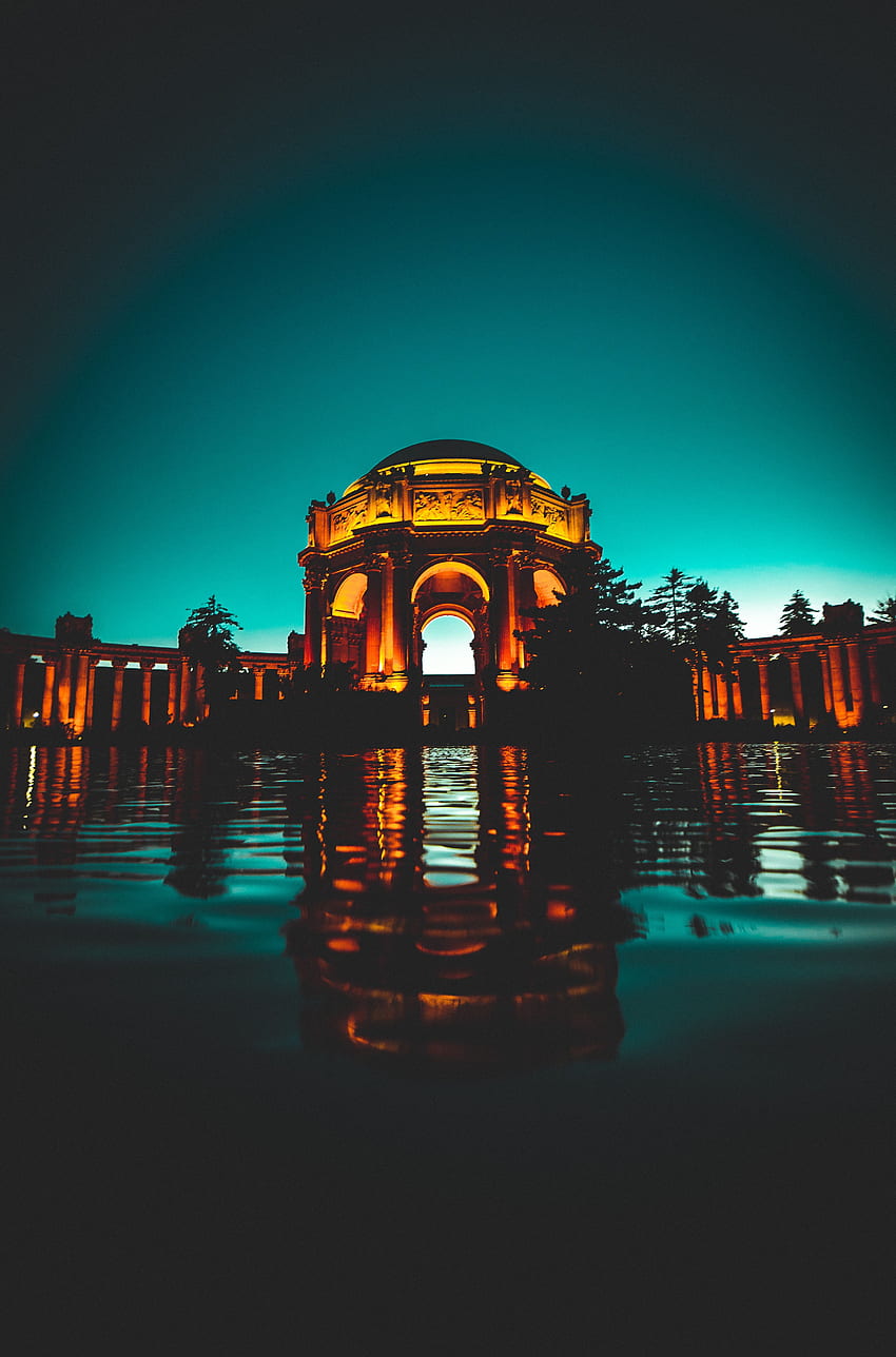 Cities, Architecture, Usa, United States, Arch, San Francisco, Palace, Palace Of Fine Arts HD phone wallpaper