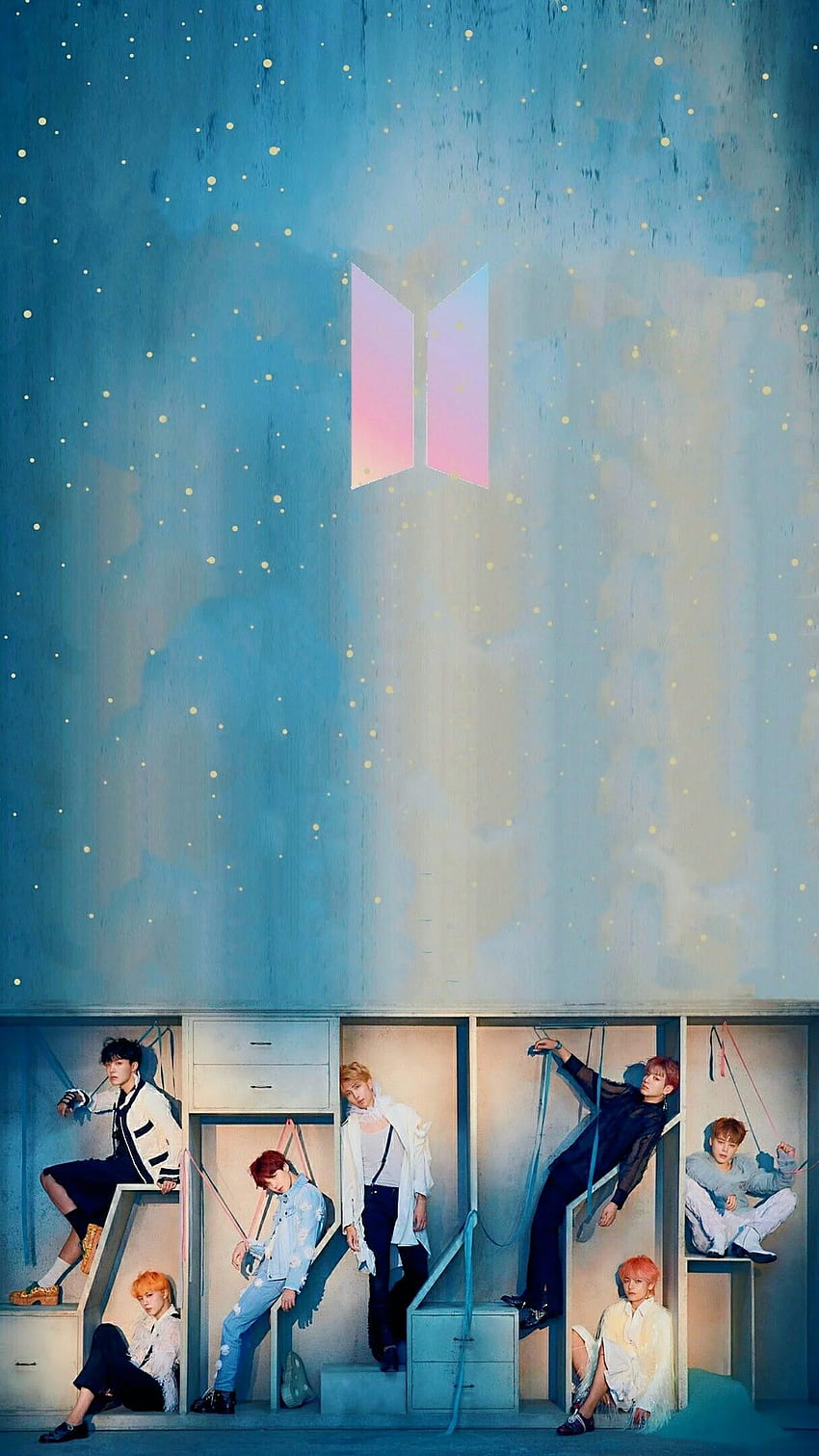Bts Cintai Dirimu, Poster BTS wallpaper ponsel HD