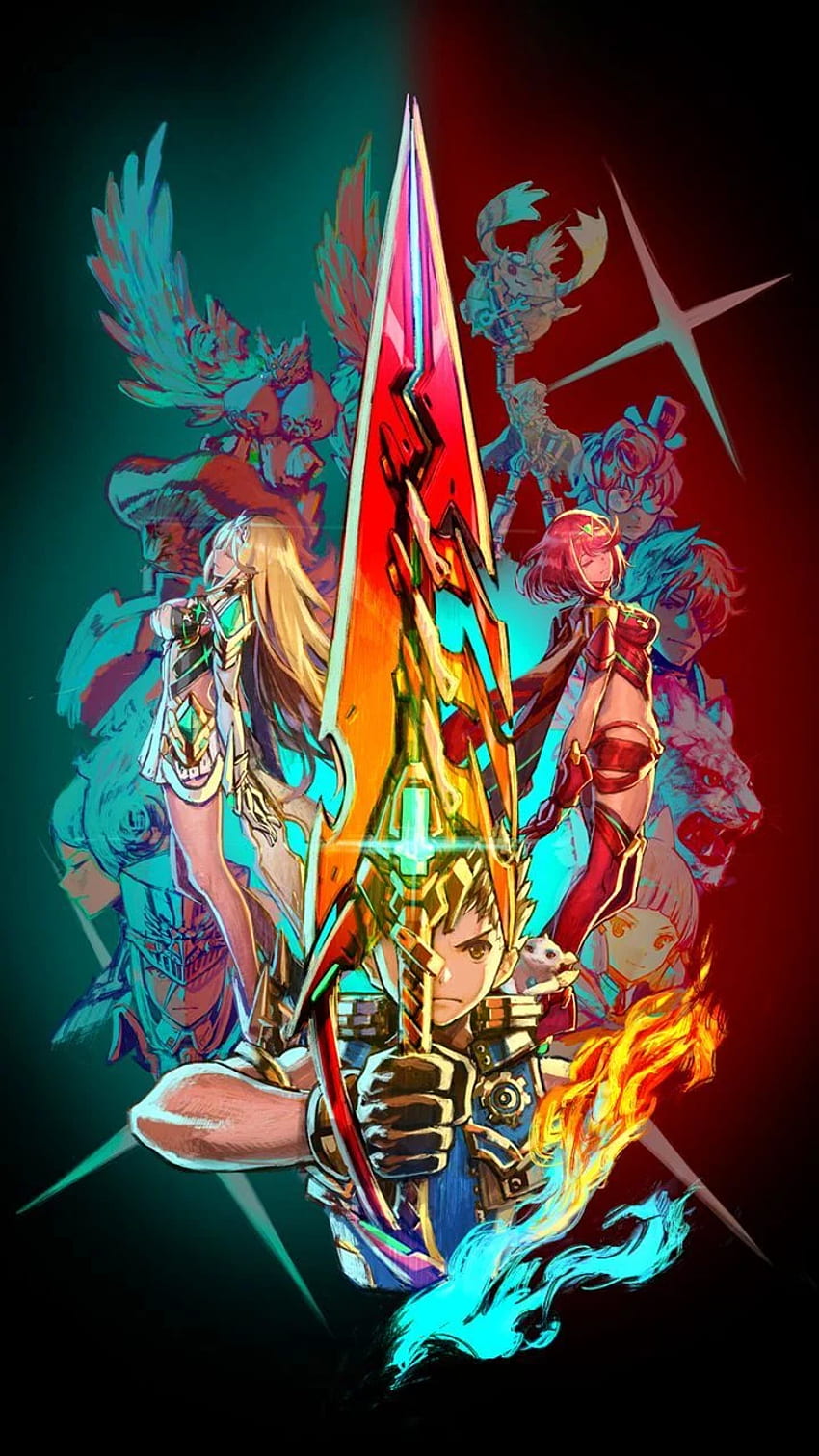 비디오 게임 / Xenoblade Chronicles 2 () 모바일 . Xenoblade 연대기, Xenoblade 연대기 2, 아름다운 포스터 HD 전화 배경 화면
