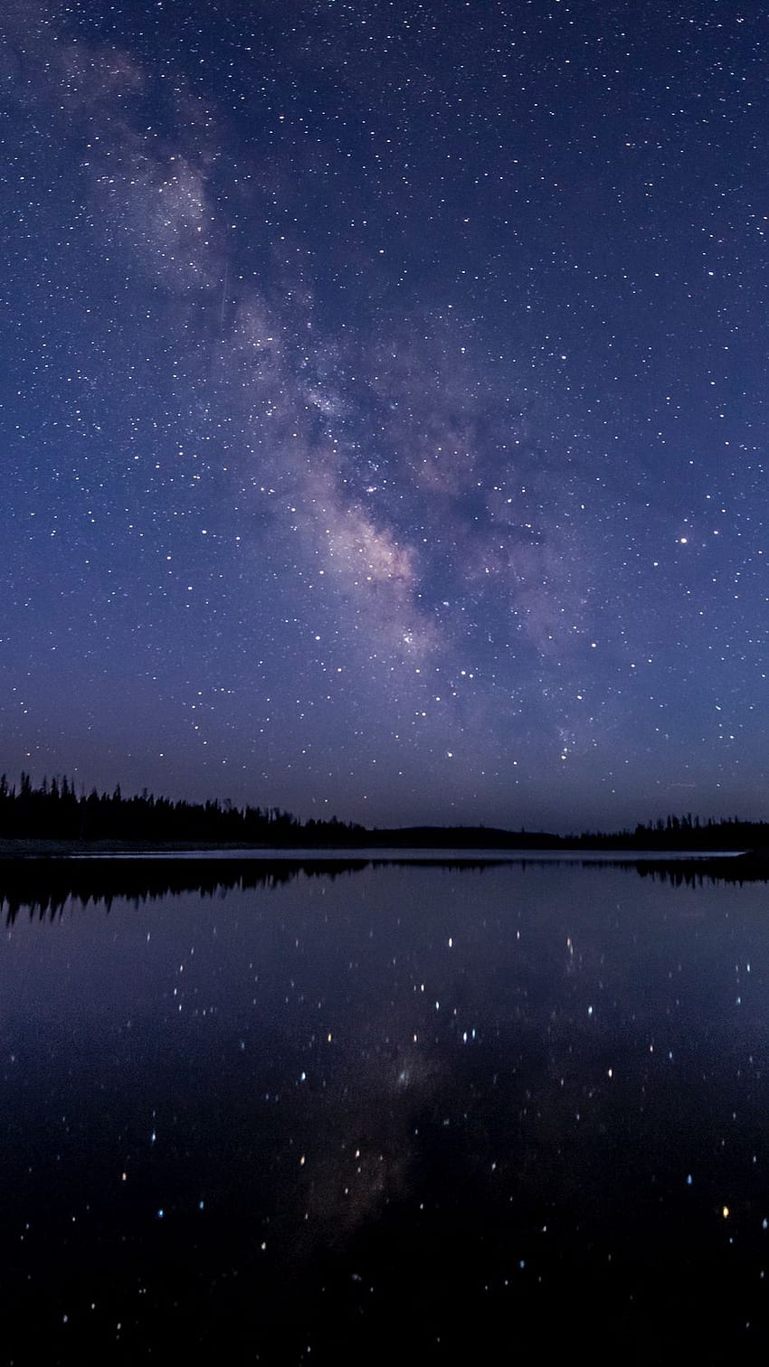 Céu noturno, estrelas, céu estrelado, iphone de fundo, céu noturno estético Papel de parede de celular HD