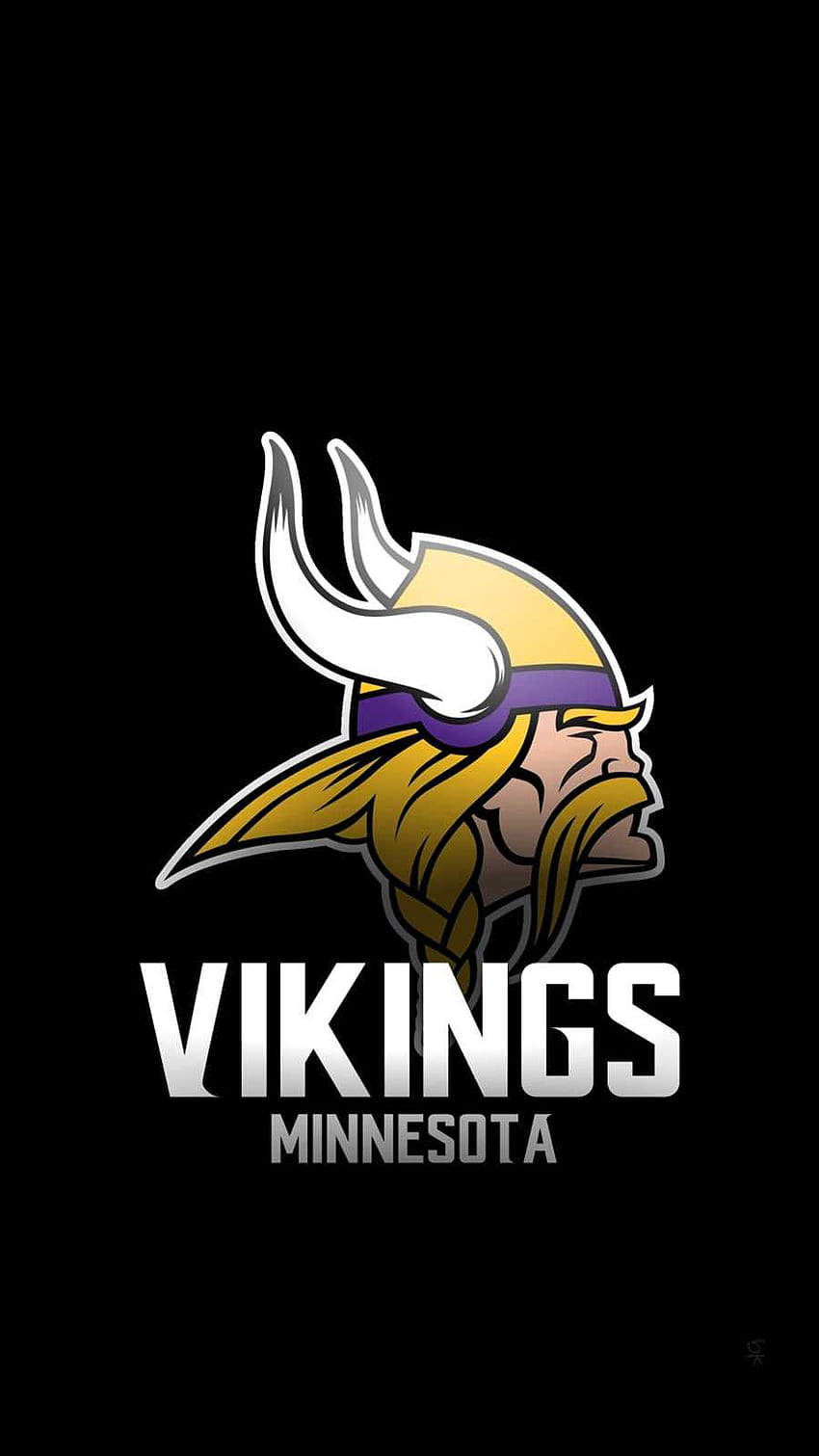 Vikings du Minnesota , Logo des Vikings du Minnesota Fond d'écran de téléphone HD