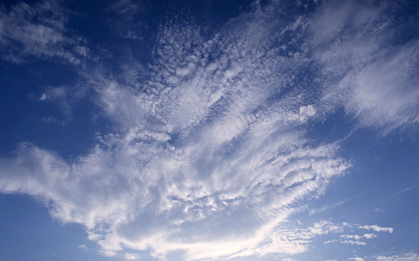 Nature, Sky, Clouds, Patterns, Purity HD wallpaper