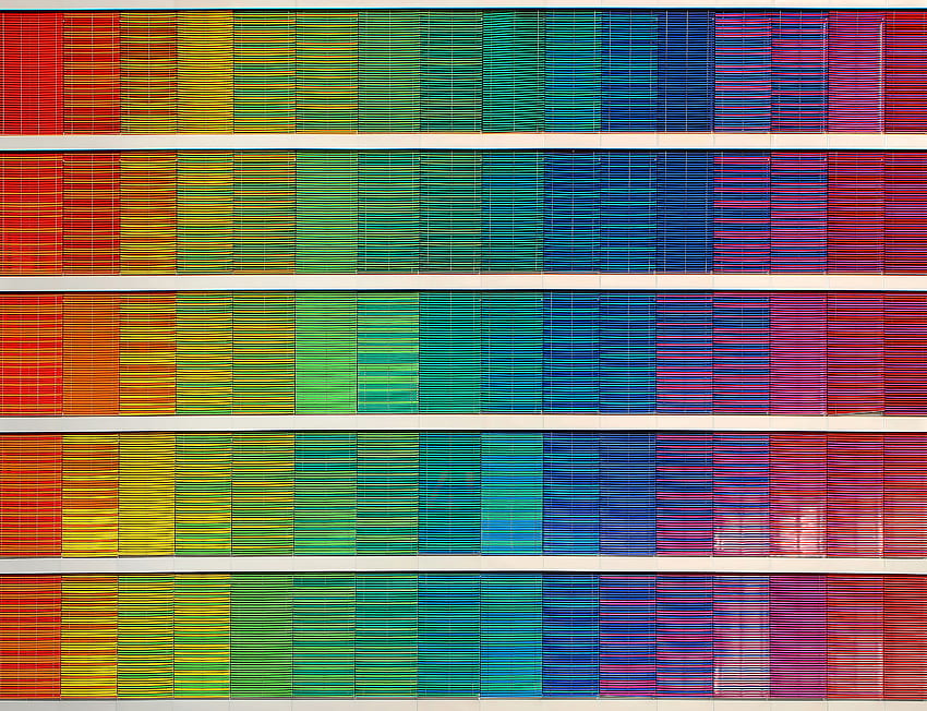 Architecture, Rainbow, , , Multicolored, Motley, Iridescent, Facade HD wallpaper