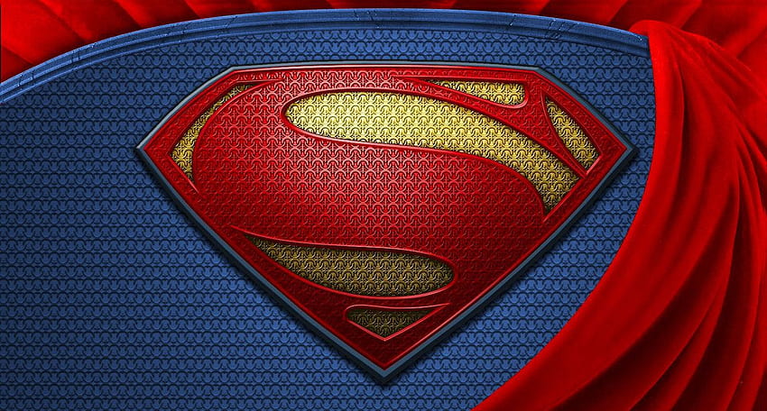 Logo Supermana (Człowieka ze stali) autorstwa Super TyBone82. Logo Supermana, grafika Supermana, logo Supermana, skrzynia Supermana Tapeta HD