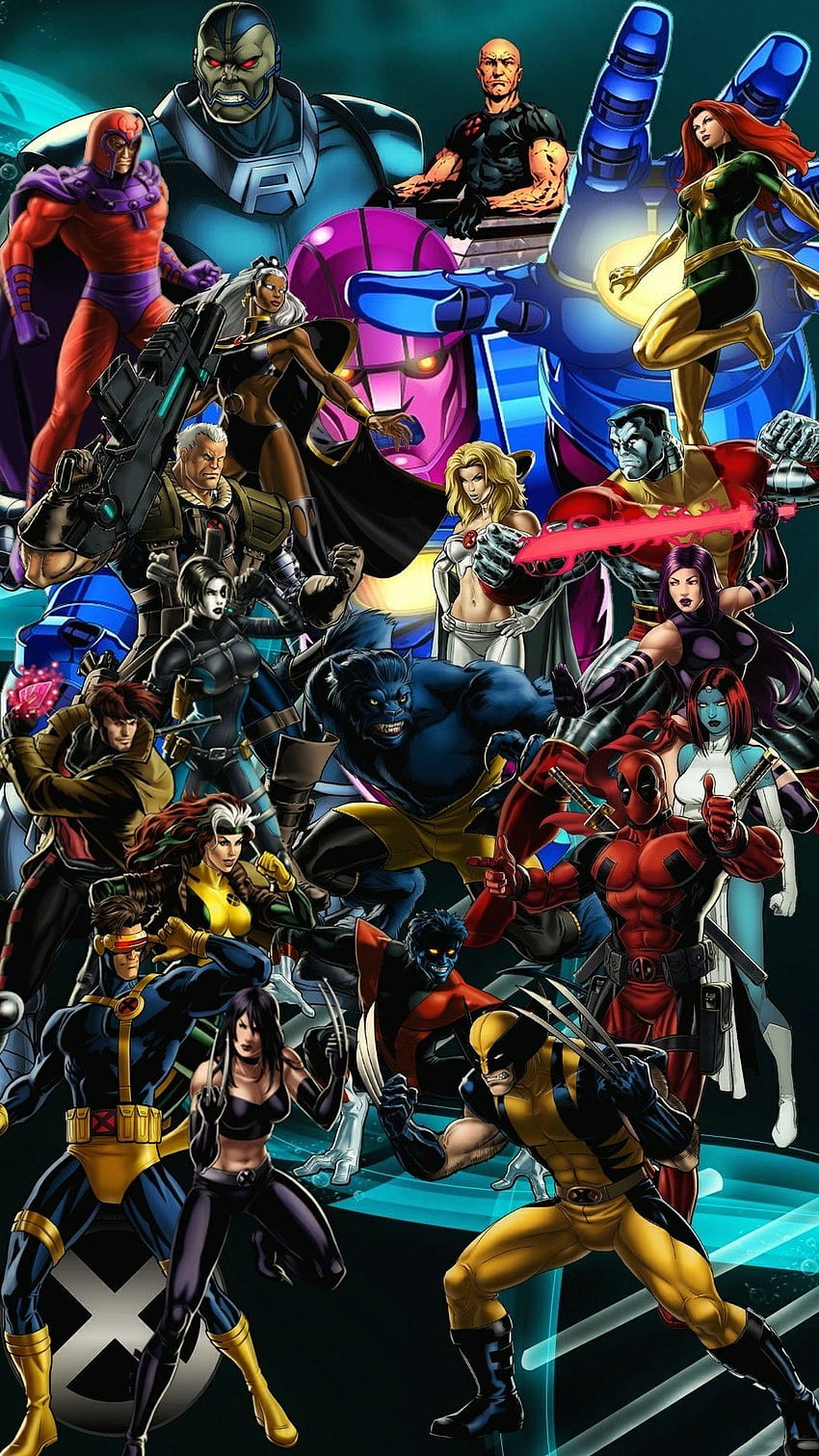 X Men Para Smartphone. Marvel xmen, Marvel comics, Marvel comics art, X-Men Cartoon Papel de parede de celular HD