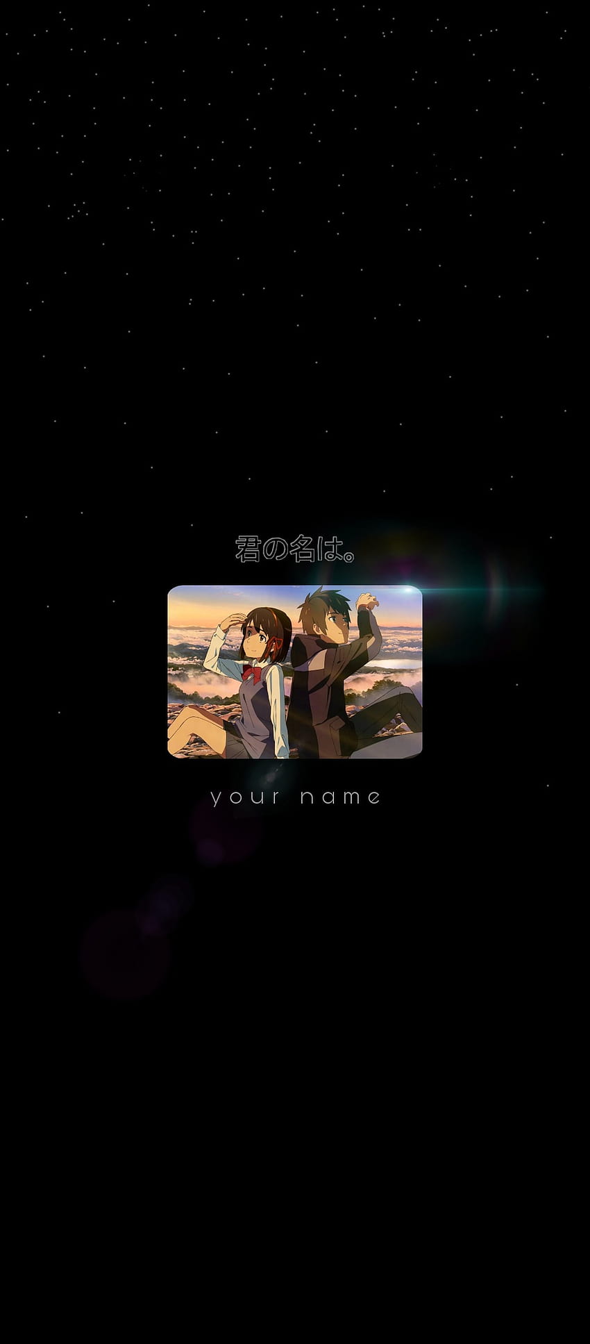 Your name, anime, stars, HD phone wallpaper