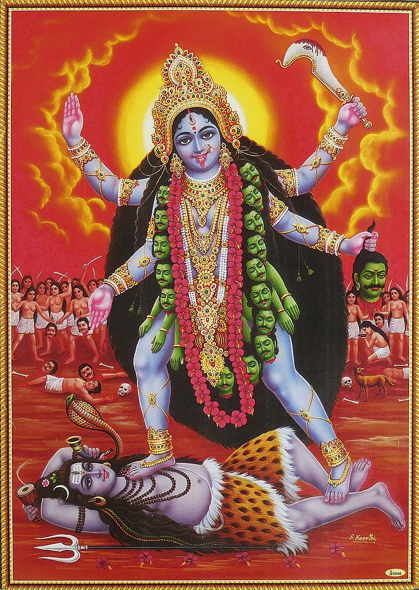 Goddess Kali. Maa kali , Kali goddess, Kali statue, Kali Mata HD phone wallpaper