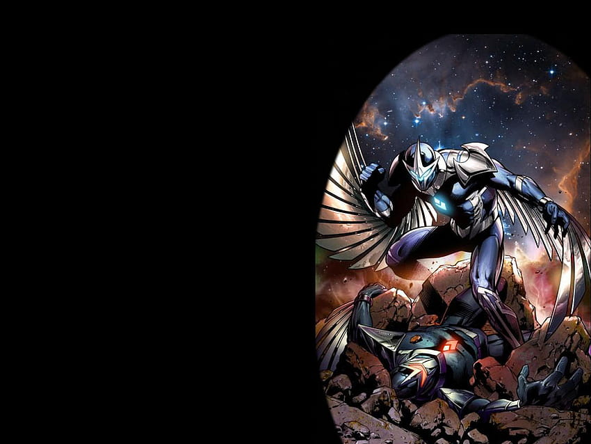 Darkhawk & Talon, darkhawk, comic, talon, fantasy HD wallpaper