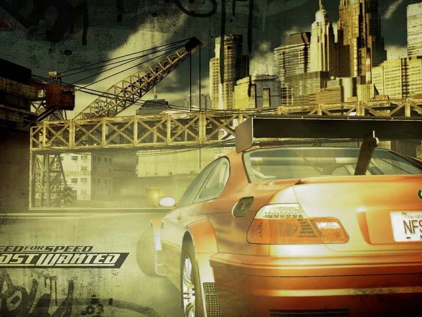 Need For Speed, binalar, ariel, vinç, turuncu araba HD duvar kağıdı