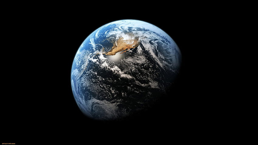 Tierra, Negro, Espacio, Planeta / y Móvil, Terroso fondo de pantalla