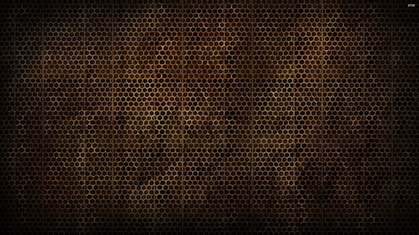 Brown metallic grid pattern . Background , Brown , Pattern, Brown Abstract HD wallpaper