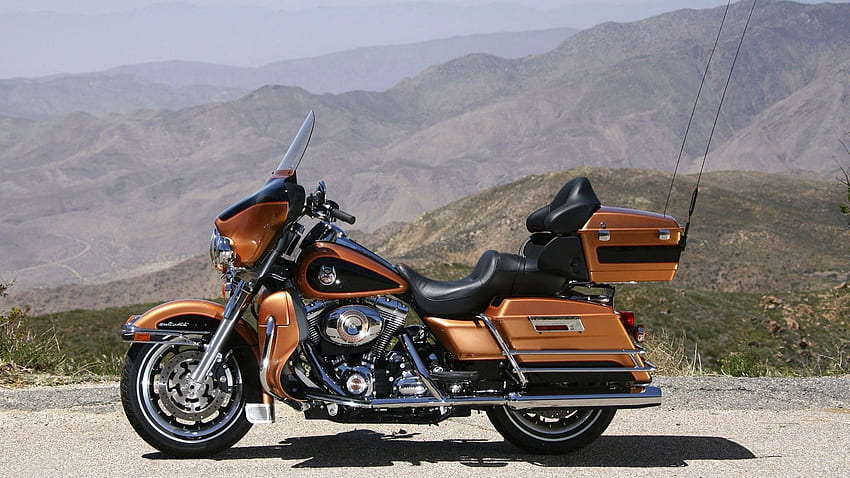 Motos, Moto, Vélo, Vue, Harley Davidson Fond d'écran HD