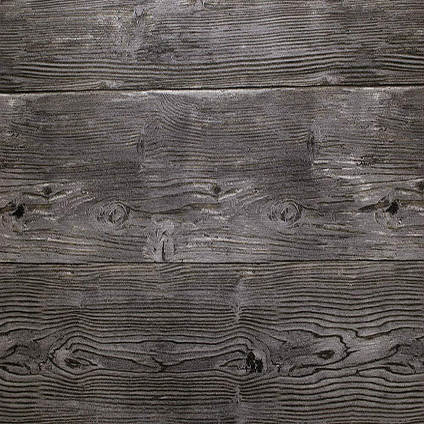 Grey Vintage 3D Wood Roll Rustic Textured Vinyl Dark Brown Faux Plank Wall Paper for Bedroom Background (Color : E) : Home & Kitchen, Dark Floor วอลล์เปเปอร์โทรศัพท์ HD