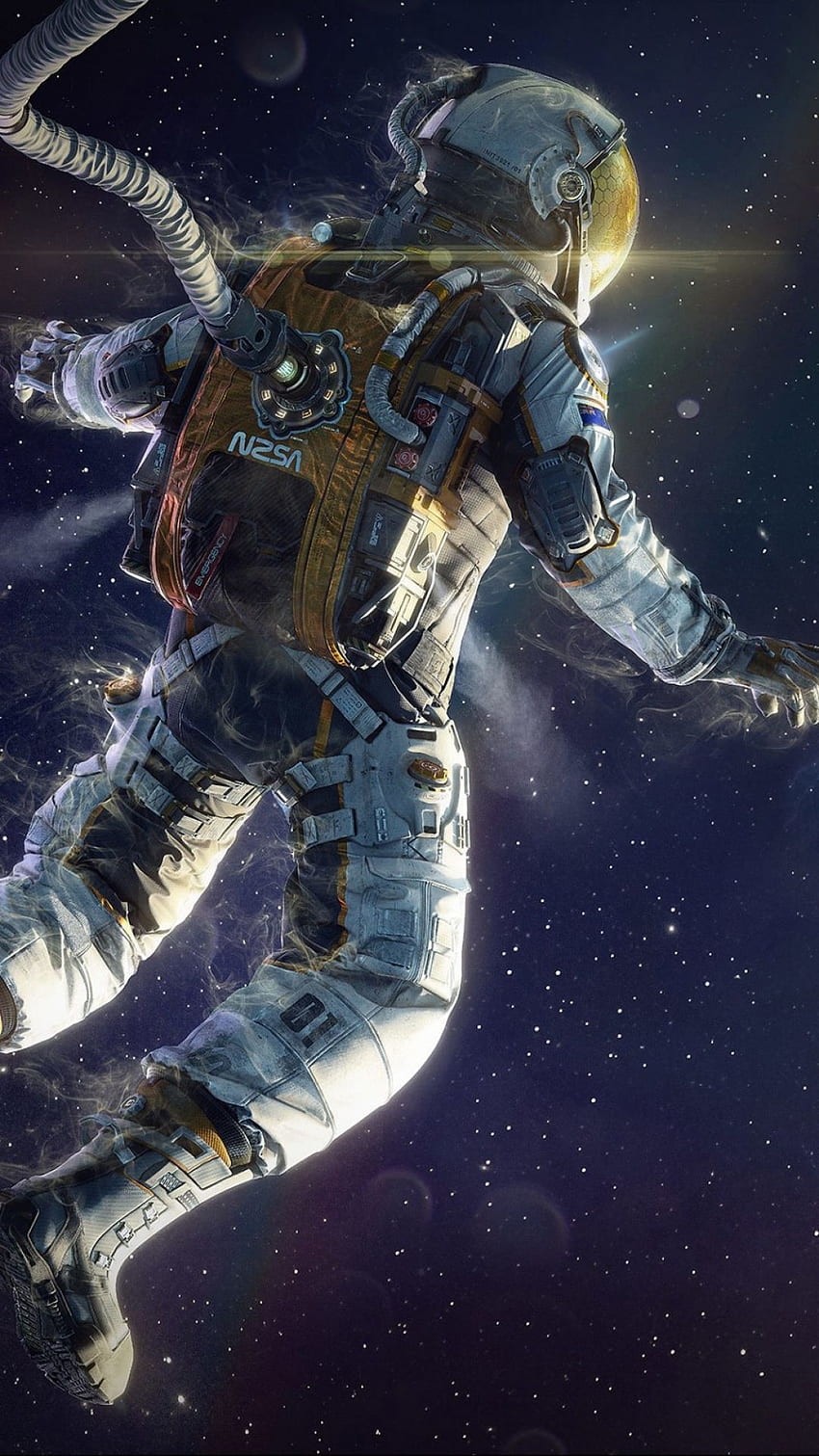 Sci Fi Astronaut (), Science Fiction HD phone wallpaper