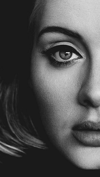 Adele on stage with her green eyes messy blonde hair and black dress HD  wallpaper download