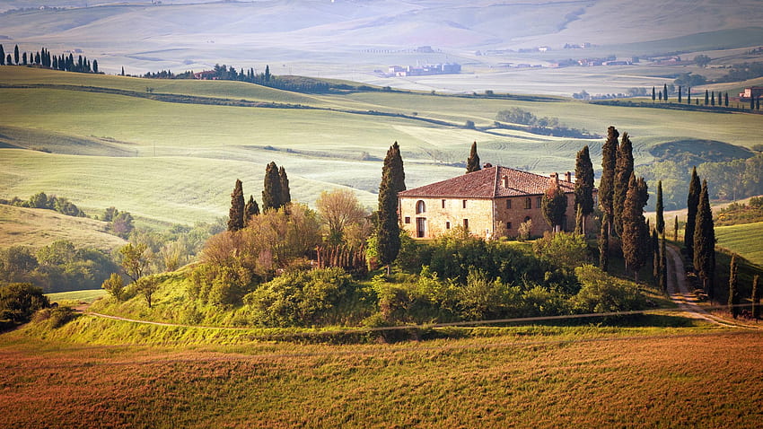 italia, tuscany, musim panas Resolusi 1440P , Alam , , dan Latar Belakang, 2560X1440 Tuscany Wallpaper HD