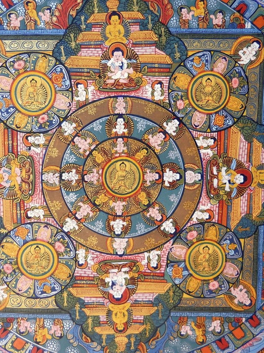 SUBLIME BLUE 108 BUDDHA MANDALA TIBETISCHE BUDDHISTISCHE TANKA THANGKA [] für Ihr , Handy und Tablet. Entdecken Sie den tibetischen Buddhismus. Tibetischer Buddhismus, tibetischer Hintergrund, Tibeter, tibetischer Buddhismus HD-Handy-Hintergrundbild