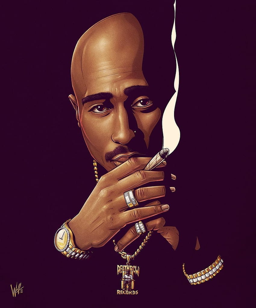 GEO GAMES on . Tupac art, Hip hop art, Star art, Tupac Smoking HD phone wallpaper