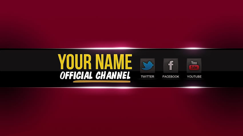Youtube Banner Template Psd | Cyberuse for Banner For Youtube 3991 HD wallpaper
