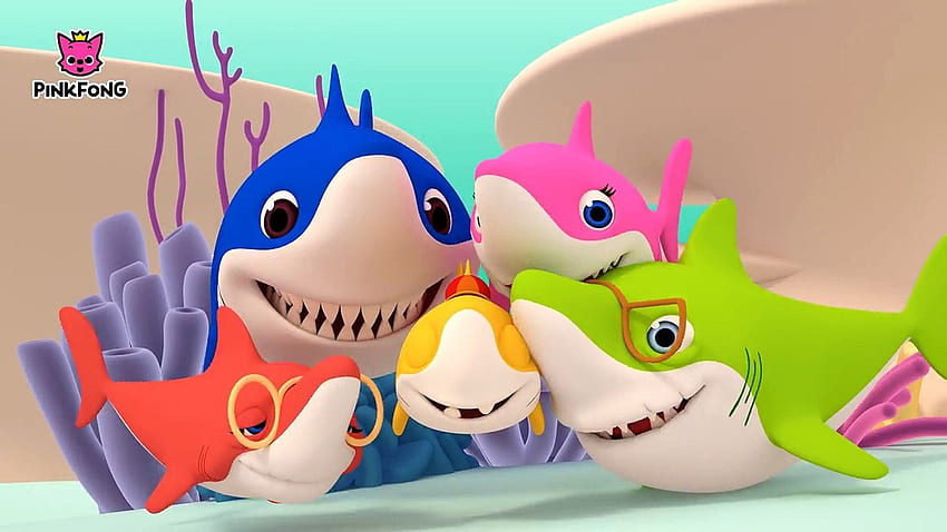 Анимационно бебе акула, Pinkfong HD тапет