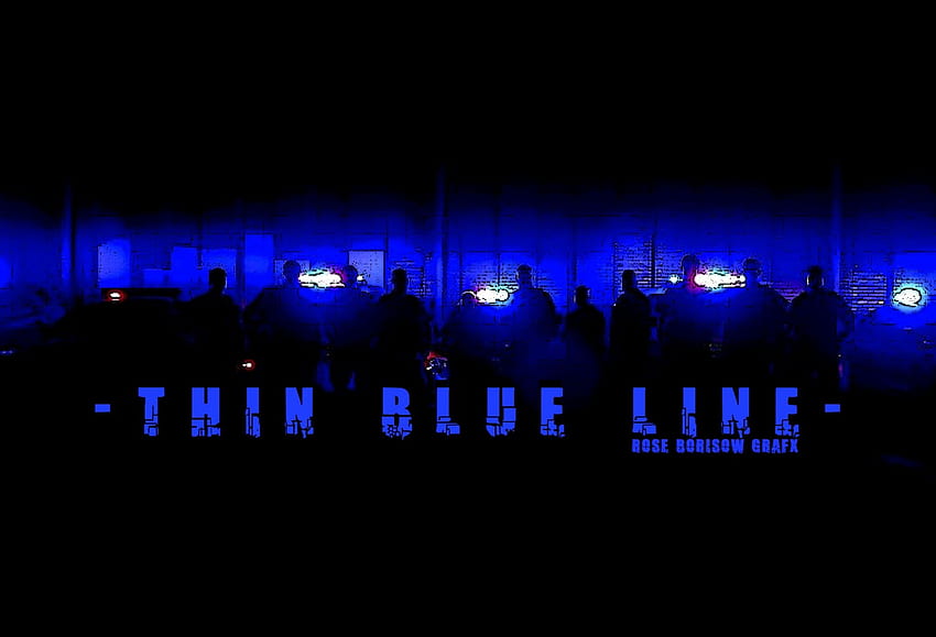 Law Enforcement Inspirational Thin Blue Line Flag On get Inspiration - Left of The Hudson HD wallpaper